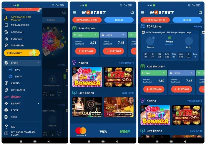 Android uchun Mostbet com uz