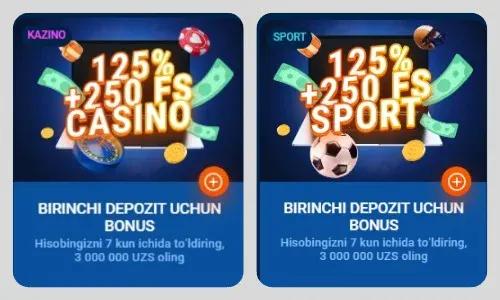 Xush kelibsiz bonus Mostbet UZ
